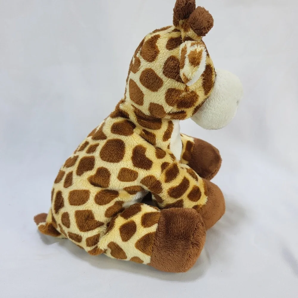 Ty Tiptop Giraffe Pluffies Plush Stuffed Animal Lovey Brown Spotted 2010 Tylux
